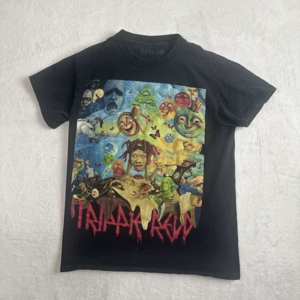 Trippie Redd Life's A Tripp Black Short Sleeve Graphic Shirt Men's Small